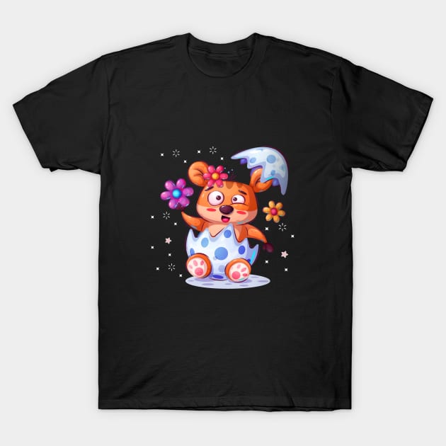 Cute Hamster Animal Kawaii T-Shirt by JeffDesign